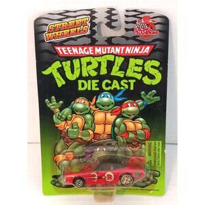 Racing Champions Street Wheels TMNT Donatello Die-Cast Car 1999 Red #94820 MIP